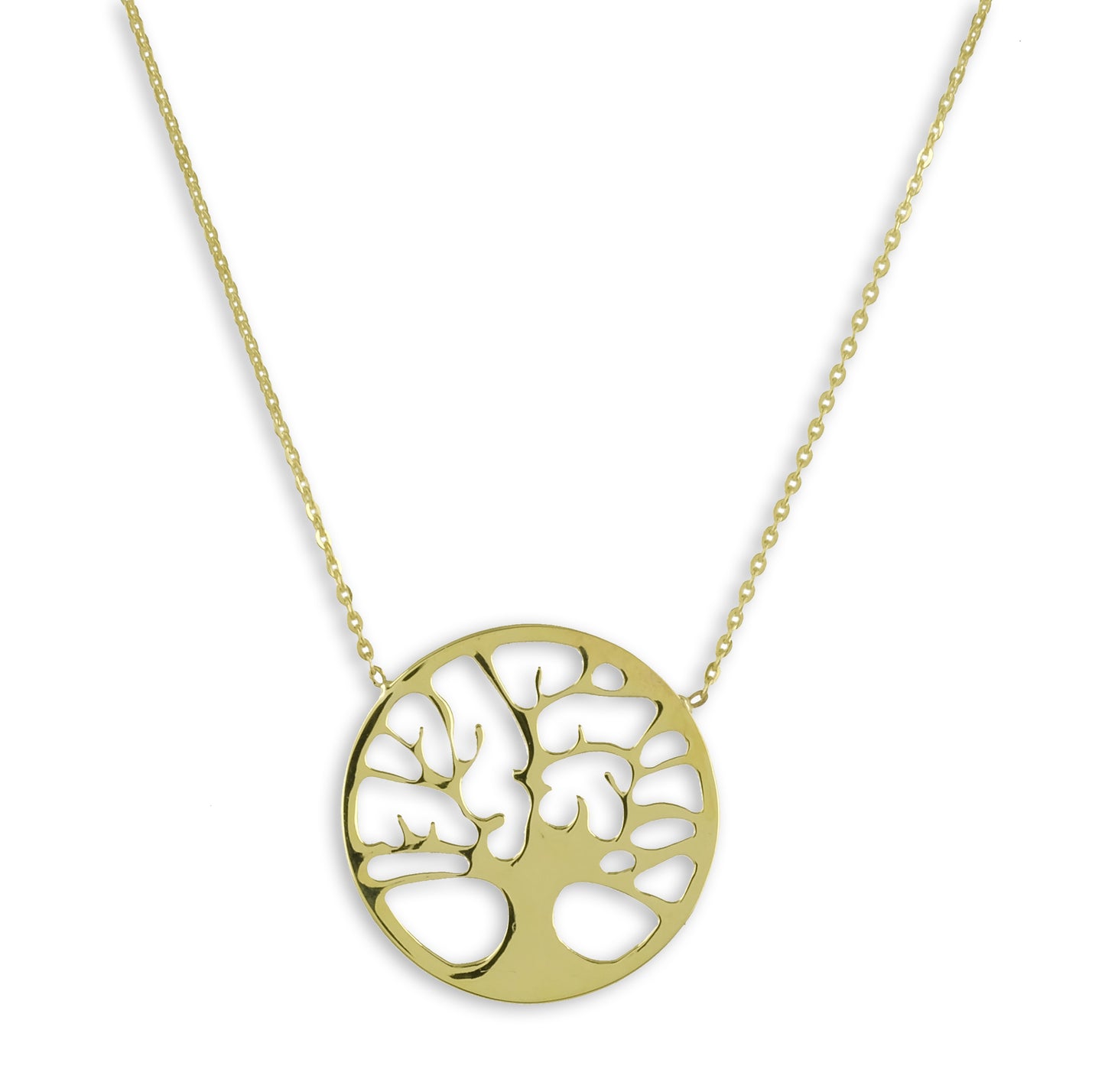 Halskette Lebensbaum Echt Gold 333