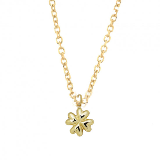 Halskette Kleeblatt Gold 585