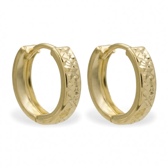 Creolen diamantiert Gold 333