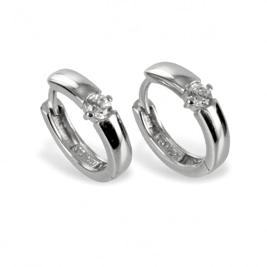 Creolen mit Zirkonia Silber 925