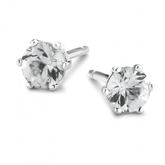 Ohrringe Zirkonia 4mm Silber 925