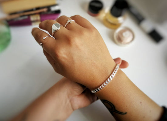 Panzerarmband Silber 925