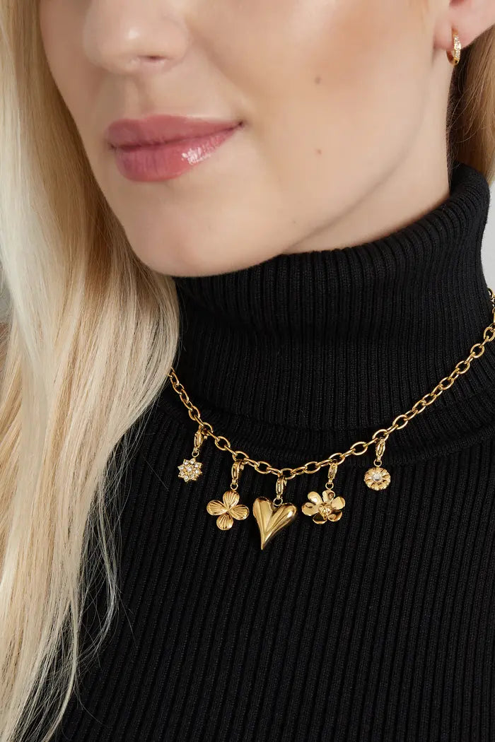 Charm Halskette Herz