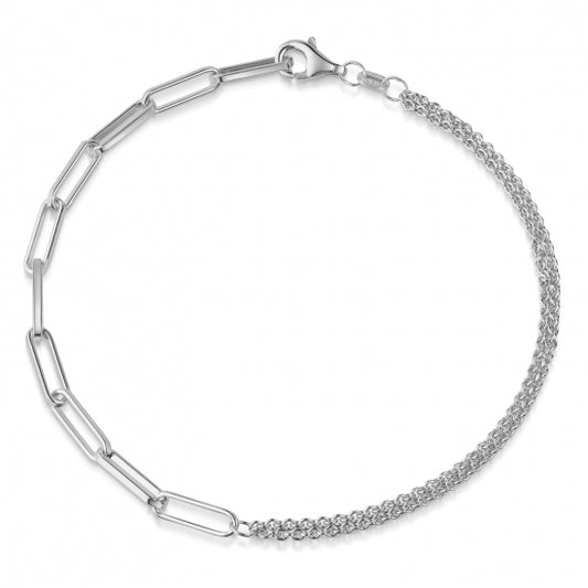 Armband Ankerkette weit/rund Silber 925