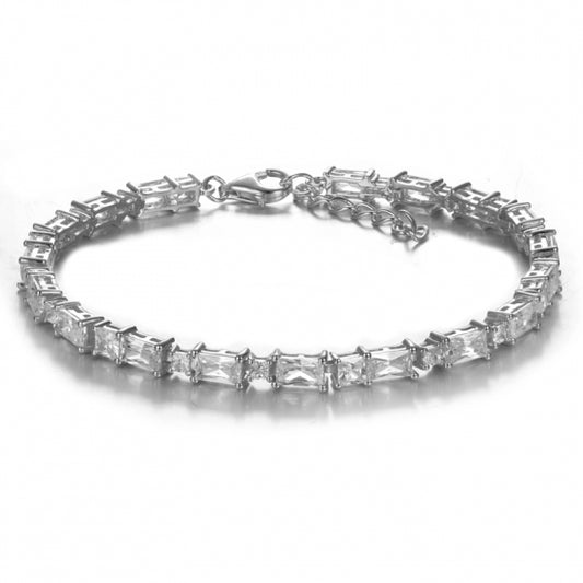 Armband mit 38 Zirkonia Silber 925